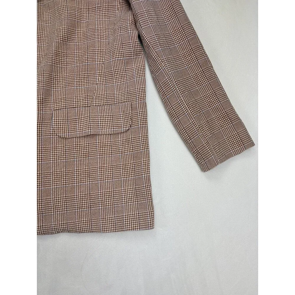 We The‎ Free Men's Plaid Tailored Blazer Sport Coat Large